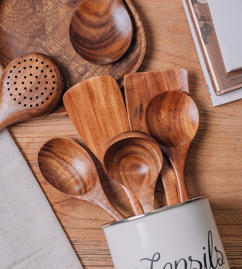 Timeless Teak Utensils Kit